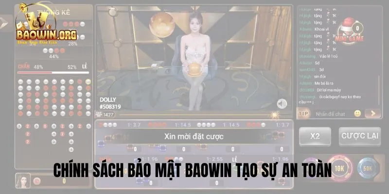 Chính sách bảo mật baowin tạo sự an toàn